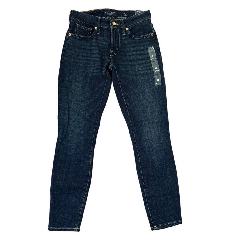 NEW Lucky Brand Lolita Low Rise Skinny Jeans Dark Wash Size 2